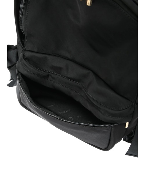 Maison de FLEUR（メゾンドフルール）の「サイドリボンリュック（バックパック/リュック・レディース・ブラック・FREE）」の8枚目の写真