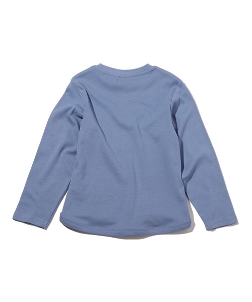 SHOO・LA・RUE（シューラルー）の「◆【100-140cm】アソート4柄ロンT（Tシャツ/カットソー・キッズ・ブラック/ブルー/ダークオレンジ/黄緑系・11/10/12/13/14）」の7枚目の写真