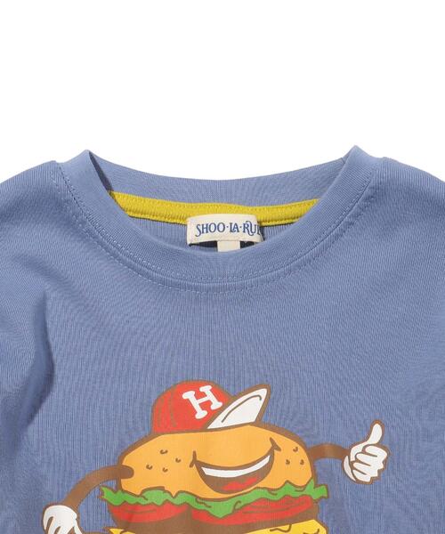 SHOO・LA・RUE（シューラルー）の「◆【100-140cm】アソート4柄ロンT（Tシャツ/カットソー・キッズ・ブラック/ブルー/ダークオレンジ/黄緑系・11/10/12/13/14）」の8枚目の写真