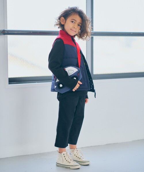 SHOO・LA・RUE（シューラルー）の「◆【100-140cm】アソート4柄ロンT（Tシャツ/カットソー・キッズ・ブラック/ブルー/ダークオレンジ/黄緑系・11/10/12/13/14）」の15枚目の写真