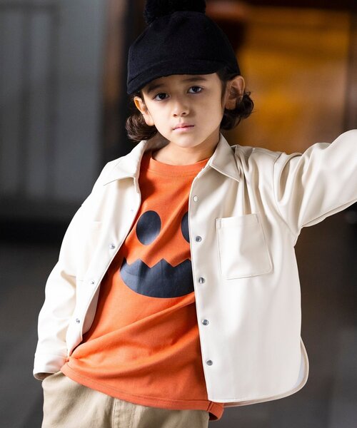 SHOO・LA・RUE（シューラルー）の「◆【100-140cm】アソート4柄ロンT（Tシャツ/カットソー・キッズ・ブラック/ブルー/ダークオレンジ/黄緑系・11/10/12/13/14）」の17枚目の写真