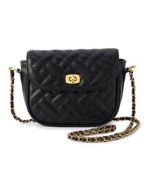 【WEB限定/トレンドデザイン】キルトチェーンミニショルダー