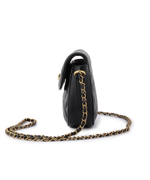 ITS'DEMO（イッツデモ）の「【WEB限定/トレンドデザイン】キルトチェーンミニショルダー（ショルダーバッグ・レディース・キャメル/イエロー/アイボリー/ブラック/グリーン・00）」の21枚目の写真