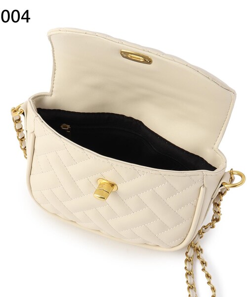 ITS'DEMO（イッツデモ）の「【WEB限定/トレンドデザイン】キルトチェーンミニショルダー（ショルダーバッグ・レディース・キャメル/イエロー/アイボリー/ブラック/グリーン・00）」の19枚目の写真