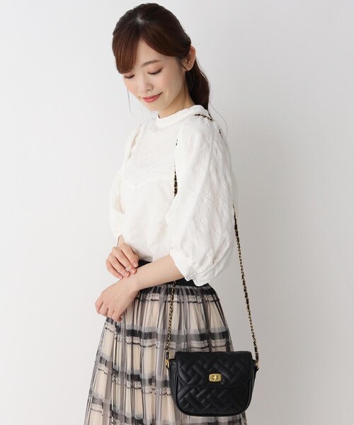 ITS'DEMO（イッツデモ）の「【WEB限定/トレンドデザイン】キルトチェーンミニショルダー（ショルダーバッグ・レディース・キャメル/イエロー/アイボリー/ブラック/グリーン・00）」の8枚目の写真