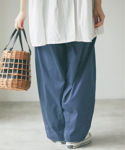 and R(アンドアール)の「ドットサーカスパンツ(その他パンツ・レディース・ブラック/ネイビー・FREE)」の13枚目の写真