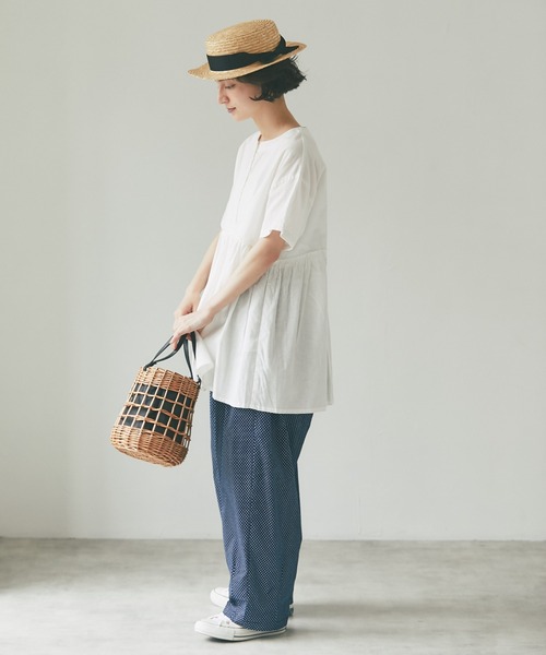 and R(アンドアール)の「ドットサーカスパンツ(その他パンツ・レディース・ブラック/ネイビー・FREE)」の15枚目の写真