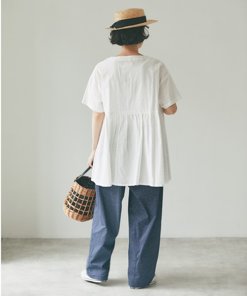 and R(アンドアール)の「ドットサーカスパンツ(その他パンツ・レディース・ブラック/ネイビー・FREE)」の20枚目の写真