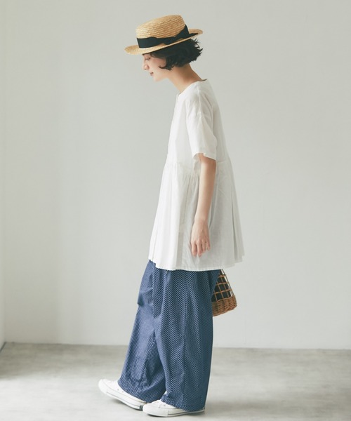 and R(アンドアール)の「ドットサーカスパンツ(その他パンツ・レディース・ブラック/ネイビー・FREE)」の9枚目の写真