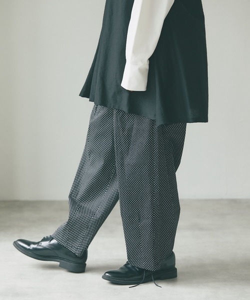 and R(アンドアール)の「ドットサーカスパンツ(その他パンツ・レディース・ブラック/ネイビー・FREE)」の7枚目の写真