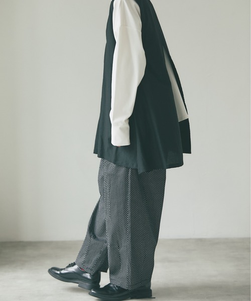 and R(アンドアール)の「ドットサーカスパンツ(その他パンツ・レディース・ブラック/ネイビー・FREE)」の5枚目の写真