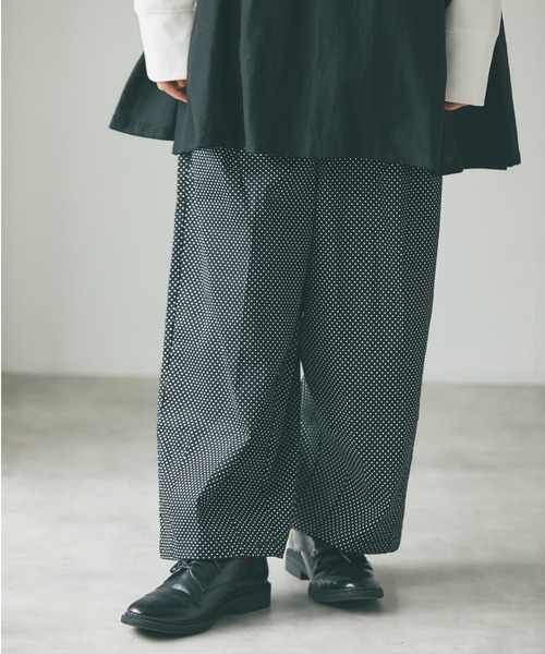 and R(アンドアール)の「ドットサーカスパンツ(その他パンツ・レディース・ブラック/ネイビー・FREE)」の3枚目の写真