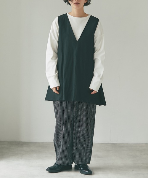 and R(アンドアール)の「ドットサーカスパンツ(その他パンツ・レディース・ブラック/ネイビー・FREE)」の14枚目の写真