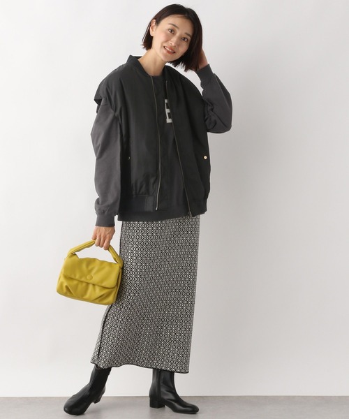 LEPSIM(レプシィム)の「USED風ロゴスウェット 162458(スウェット・レディース・チャコールグレー/アイボリー/ボルドー・FREE)」の18枚目の写真