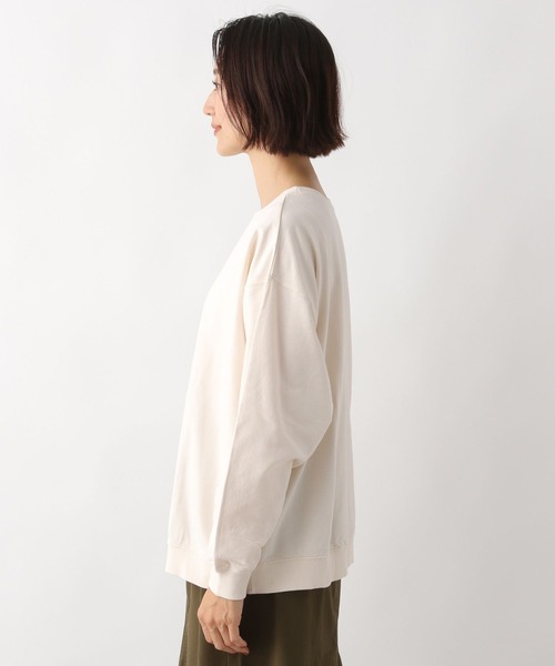 LEPSIM(レプシィム)の「USED風ロゴスウェット 162458(スウェット・レディース・チャコールグレー/アイボリー/ボルドー・FREE)」の10枚目の写真