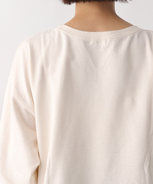 LEPSIM(レプシィム)の「USED風ロゴスウェット 162458(スウェット・レディース・チャコールグレー/アイボリー/ボルドー・FREE)」の19枚目の写真