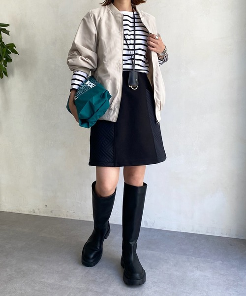 LEMINOR(ルミノール)の「【Le minor/ルミノア】MARINIERE FEMME(Tシャツ/カットソー・レディース・サーモンピンク/ブラック・1)」の12枚目の写真