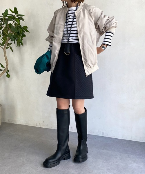 LEMINOR(ルミノール)の「【Le minor/ルミノア】MARINIERE FEMME(Tシャツ/カットソー・レディース・サーモンピンク/ブラック・1)」の15枚目の写真
