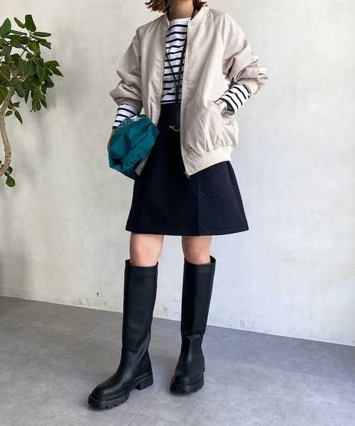 LEMINOR(ルミノール)の「【Le minor/ルミノア】MARINIERE FEMME(Tシャツ/カットソー・レディース・サーモンピンク/ブラック・1)」の16枚目の写真