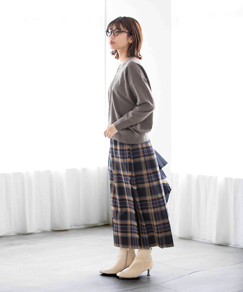 La TOTALITE(ラトータリテ)の「【ONEIL OF DUBLIN/オニールオブダブリン】 イージーキルトスカート(スカート・レディース・ピンク/ブラウン/ブルー系その他・SMALL/MEDIUM)」の6枚目の写真