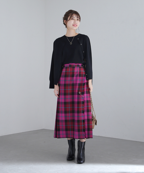 La TOTALITE(ラトータリテ)の「【ONEIL OF DUBLIN/オニールオブダブリン】 イージーキルトスカート(スカート・レディース・ピンク/ブラウン/ブルー系その他・SMALL/MEDIUM)」の19枚目の写真