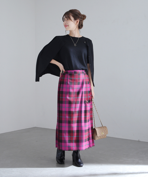 La TOTALITE(ラトータリテ)の「【ONEIL OF DUBLIN/オニールオブダブリン】 イージーキルトスカート(スカート・レディース・ピンク/ブラウン/ブルー系その他・SMALL/MEDIUM)」の20枚目の写真