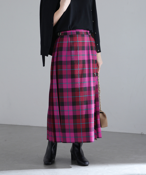 La TOTALITE(ラトータリテ)の「【ONEIL OF DUBLIN/オニールオブダブリン】 イージーキルトスカート(スカート・レディース・ピンク/ブラウン/ブルー系その他・SMALL/MEDIUM)」の22枚目の写真