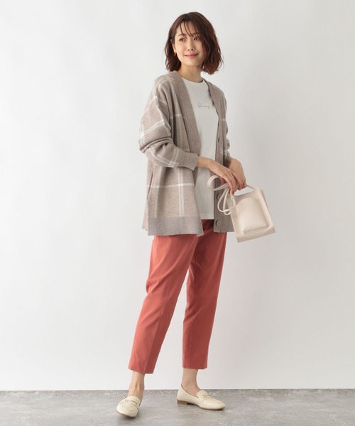 GLOBAL WORK（グローバルワーク）の「メルティアソート柄カーデ/269095（カーディガン/ボレロ・レディース・アイボリー/ブラック/ブラック系その他/ブラウン/ベージュ・MEDIUM/LARGE）」の22枚目の写真