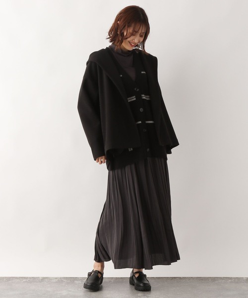 GLOBAL WORK（グローバルワーク）の「メルティアソート柄カーデ/269095（カーディガン/ボレロ・レディース・アイボリー/ブラック/ブラック系その他/ブラウン/ベージュ・MEDIUM/LARGE）」の12枚目の写真