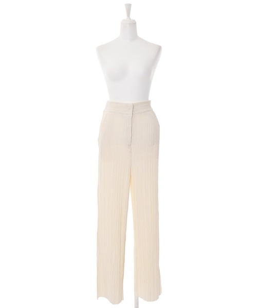 Narcissus（ナルシス）の「【Narcissus】プリーツセットアップ（つなぎ/オールインワン・レディース・ホワイト/ブラック・FREE）」の3枚目の写真