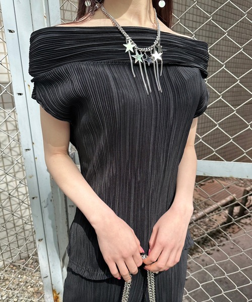 Narcissus（ナルシス）の「【Narcissus】プリーツセットアップ（つなぎ/オールインワン・レディース・ホワイト/ブラック・FREE）」の22枚目の写真