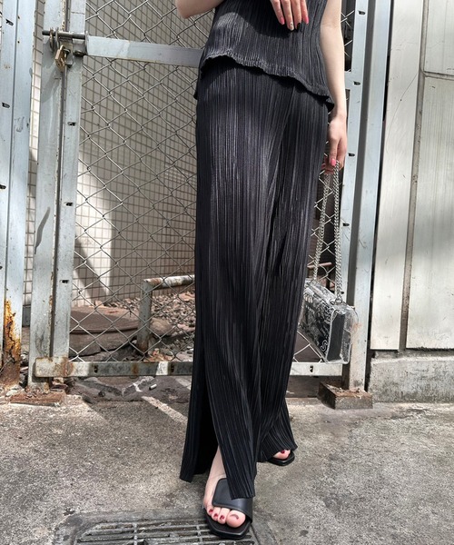 Narcissus（ナルシス）の「【Narcissus】プリーツセットアップ（つなぎ/オールインワン・レディース・ホワイト/ブラック・FREE）」の21枚目の写真