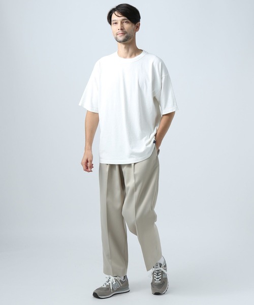BAYFLOW(ベイフロー)の「コットンピグメントSST(Tシャツ/カットソー・メンズ・オフホワイト/カーキ/チャコール・MEDIUM/LARGE)」の4枚目の写真