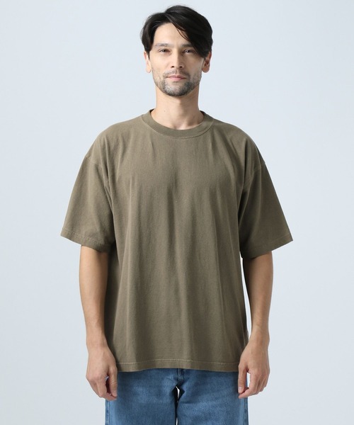 BAYFLOW(ベイフロー)の「コットンピグメントSST(Tシャツ/カットソー・メンズ・オフホワイト/カーキ/チャコール・MEDIUM/LARGE)」の7枚目の写真