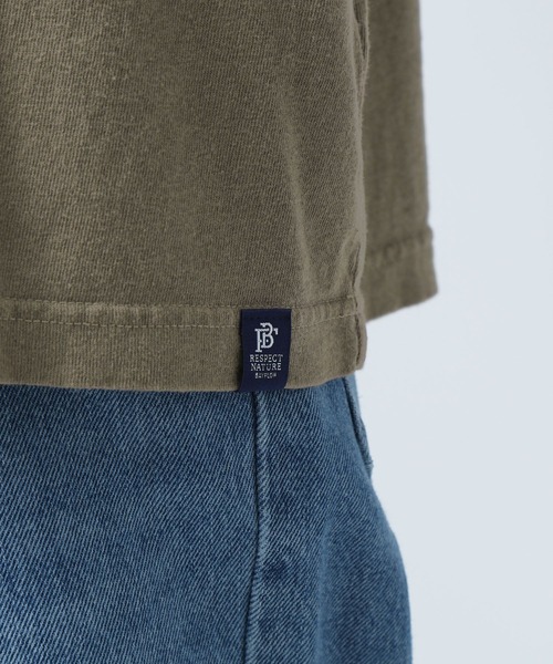 BAYFLOW(ベイフロー)の「コットンピグメントSST(Tシャツ/カットソー・メンズ・オフホワイト/カーキ/チャコール・MEDIUM/LARGE)」の12枚目の写真
