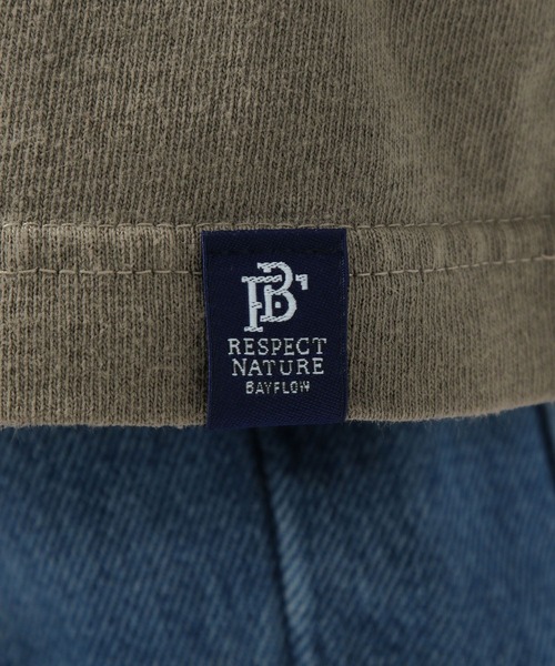 BAYFLOW(ベイフロー)の「コットンピグメントSST(Tシャツ/カットソー・メンズ・オフホワイト/カーキ/チャコール・MEDIUM/LARGE)」の14枚目の写真