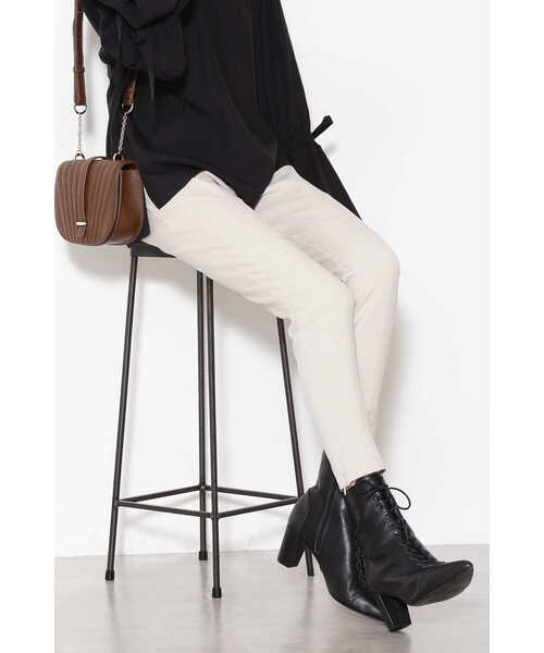 JILL STUART（ジルスチュアート）の「◆アンソニーパンツ（その他パンツ・レディース・ブラック/ベージュ・0/2）」の5枚目の写真