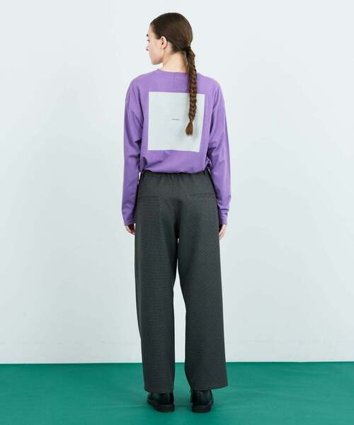 FRAPBOIS(フラボア)の「テイストL/S T(Tシャツ/カットソー・レディース・グリーン/パープル/ホワイト/ブラック・2/1)」の15枚目の写真