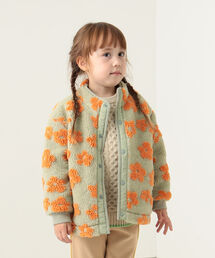 BEAMS mini | BEAMS mini / ジャカード ボア ブルゾン 22（90～150㎝）(ブルゾン)