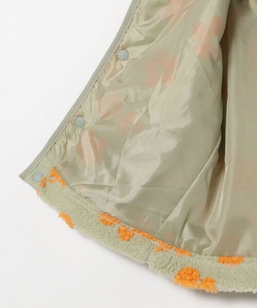 BEAMS mini（ビームスミニ）の「BEAMS mini / ジャカード ボア ブルゾン 22（90～150㎝）（ブルゾン・キッズ・ミント/ベージュ・90/100/110/120/130/140/150）」の11枚目の写真