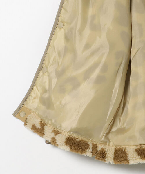 BEAMS mini（ビームスミニ）の「BEAMS mini / ジャカード ボア ブルゾン 22（90～150㎝）（ブルゾン・キッズ・ミント/ベージュ・90/100/110/120/130/140/150）」の19枚目の写真