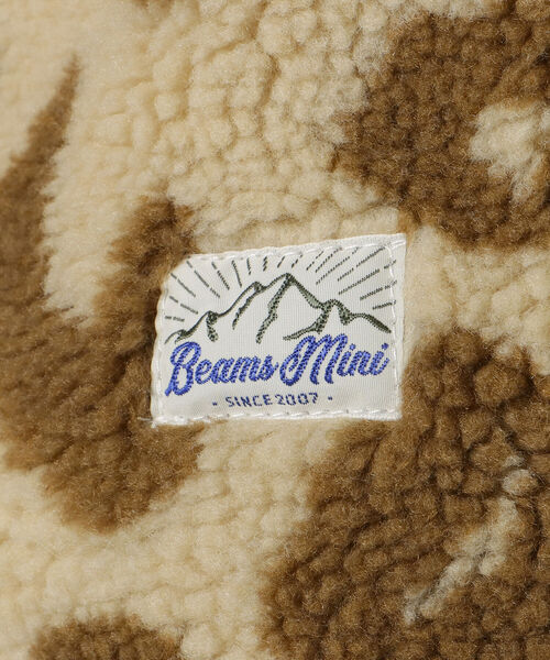 BEAMS mini（ビームスミニ）の「BEAMS mini / ジャカード ボア ブルゾン 22（90～150㎝）（ブルゾン・キッズ・ミント/ベージュ・90/100/110/120/130/140/150）」の15枚目の写真