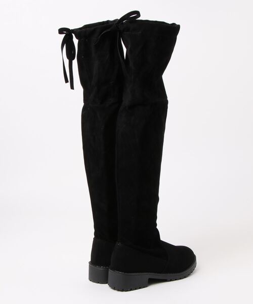 SVEC(シュベック)の「タンクソール ストレッチ サイハイブーツ(ブーツ・レディース・ブラック・40/38/39/35/37/36)」の14枚目の写真