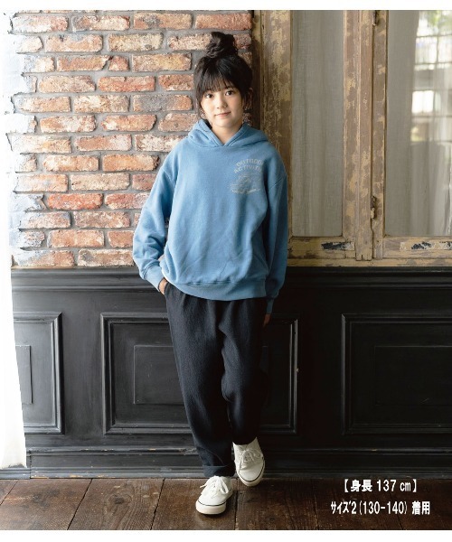 RUGGEDWORKS（ラゲッドワークス）の「《made in Japan》　SULFIDE　DYEING　PULL　FOODY（パーカー・キッズ・ブルー系その他/チャコール・01/03/02/04）」の3枚目の写真