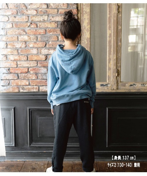 RUGGEDWORKS（ラゲッドワークス）の「《made in Japan》　SULFIDE　DYEING　PULL　FOODY（パーカー・キッズ・ブルー系その他/チャコール・01/03/02/04）」の5枚目の写真