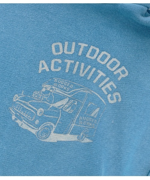RUGGEDWORKS（ラゲッドワークス）の「《made in Japan》　SULFIDE　DYEING　PULL　FOODY（パーカー・キッズ・ブルー系その他/チャコール・01/03/02/04）」の7枚目の写真