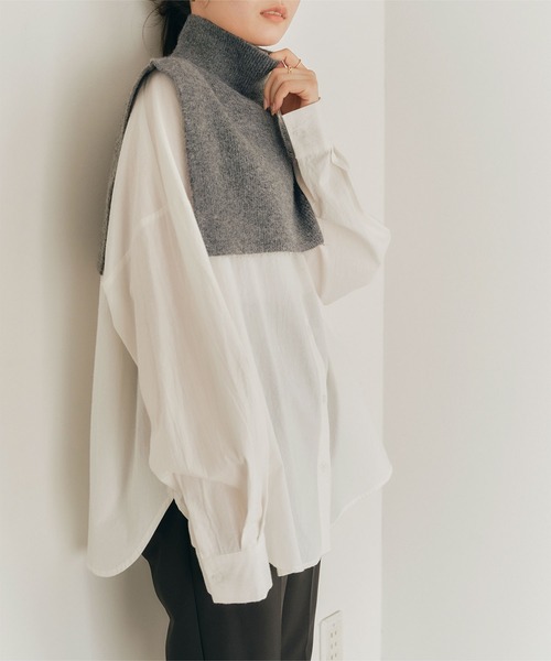 titivate(ティティベイト)の「マルチwayニットワンピース(ワンピース・レディース・チャコール/アイボリー/グレイッシュベージュ・S/M/PS(XS-S))」の12枚目の写真