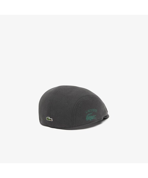 LACOSTE（ラコステ）の「フランネルロゴハンチング（ハンチング/ベレー帽・メンズ・グレー/モスグリーン・FREE）」の6枚目の写真