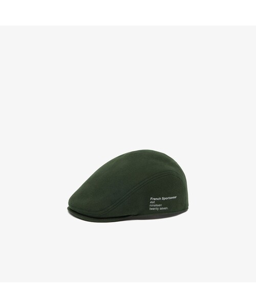 LACOSTE（ラコステ）の「フランネルロゴハンチング（ハンチング/ベレー帽・メンズ・グレー/モスグリーン・FREE）」の9枚目の写真
