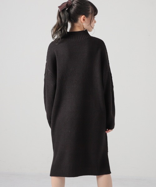 Honeys（ハニーズ）の「ハイネックワンピース（ワンピース・レディース・レッド/ブラック/ブルー/グリーン/ベージュ・L/M/S）」の11枚目の写真